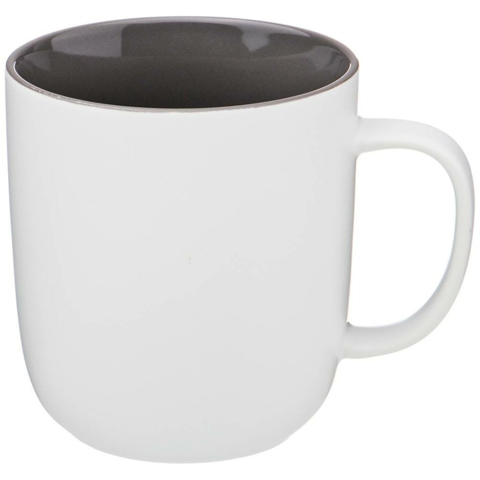 Фото Кружка bronco velour 400 мл темно-серая (407-108)  - интернет-магазин МегаТерем в Москве