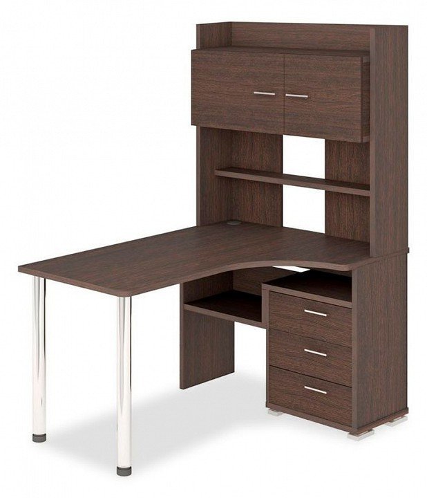 Фото Стол компьютерный Домино СР-133-150 В-ПРАВ MER_SR-133-150_V-PRAV - интернет-магазин МегаТерем в Москве