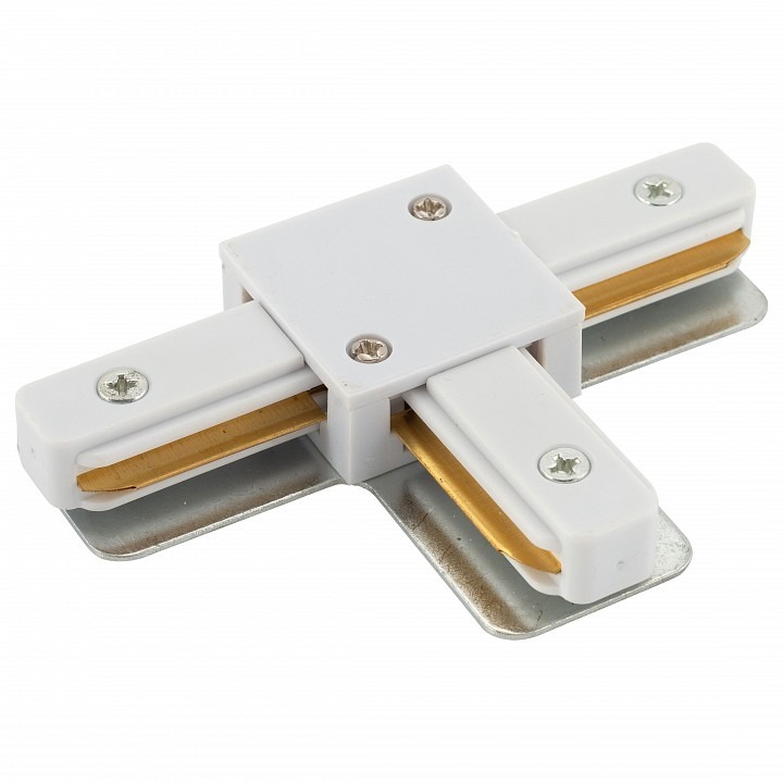 Фото Соединитель T-образный для треков Denkirs DK Track White TR1103-WH DK_TR1103-WH - интернет-магазин МегаТерем в Москве