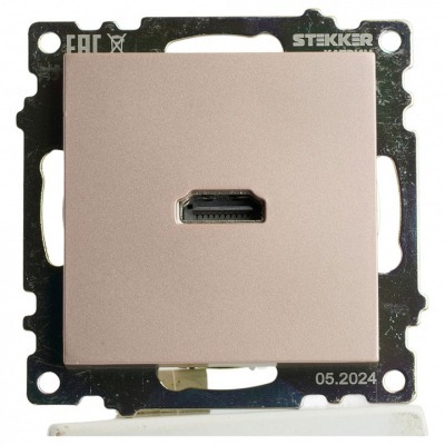 Розетка HDMI без рамки Stekker Катрин 50063 FE_50063