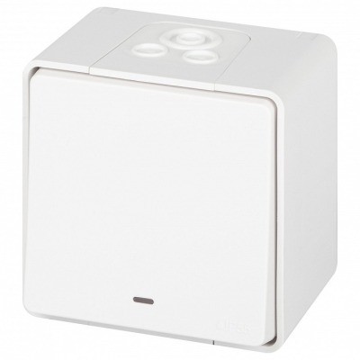 Переключатель одноклавишный с подсветкой Эра Эра Эксперт 11-1507-01 ER_B0063255