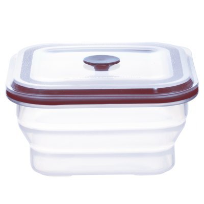 Контейнер для переноски и хранения силиконовый квадратный складной silikobox, 1,2 л, темно-сливовый (74696)