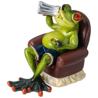 Фигурка декоративная лягушк...