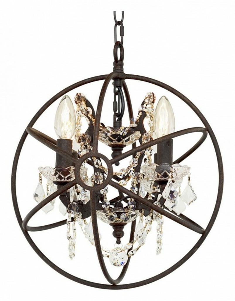 Фото Подвесная люстра Loft it Foucaults Orb Crystal LOFT1897/4 LF_LOFT1897_4 - интернет-магазин МегаТерем в Москве