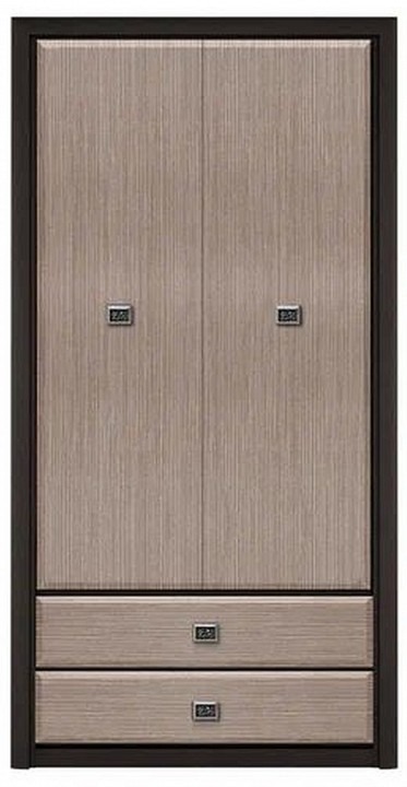 Фото Шкаф платяной Коен SZF2D2S BRW_UT-70040687 - интернет-магазин МегаТерем в Москве