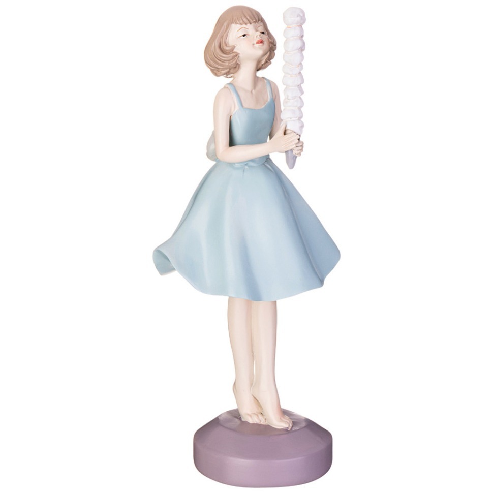 Фото Статуэтка девочка с мороженым 23 см Lefard (154-620) - интернет-магазин МегаТерем в Москве