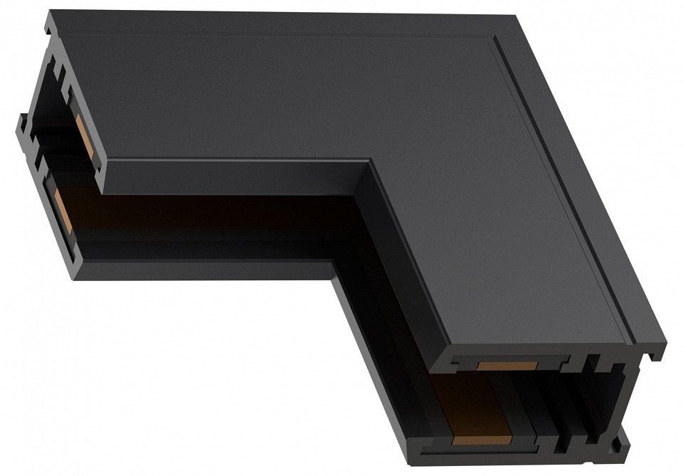 Фото Соединитель угловой внутренний для треков накладных ST-Luce Super5 ST065.409.16 - интернет-магазин МегаТерем в Москве