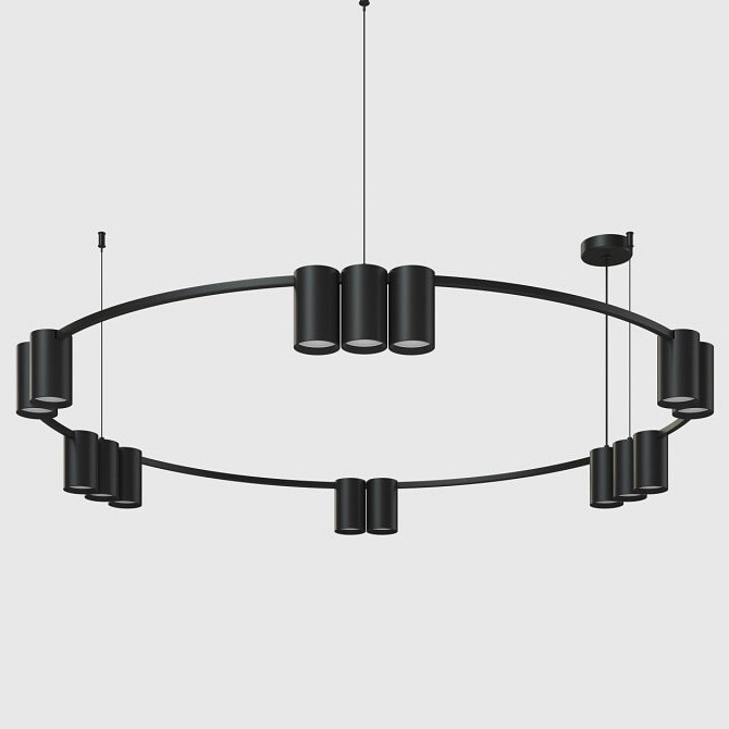 Фото Подвесная люстра Denkirs Orbit DK4067-BK DK_DK4067-BK - интернет-магазин МегаТерем в Москве