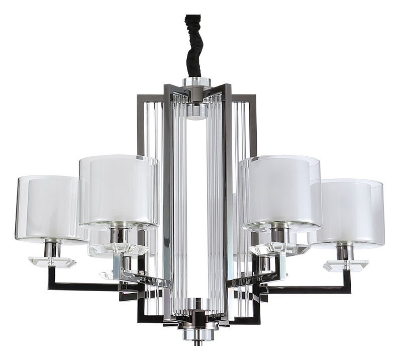 Фото Подвесная люстра Newport 4400 4406+1/C black glossy NWP_M0068528 - интернет-магазин МегаТерем в Москве