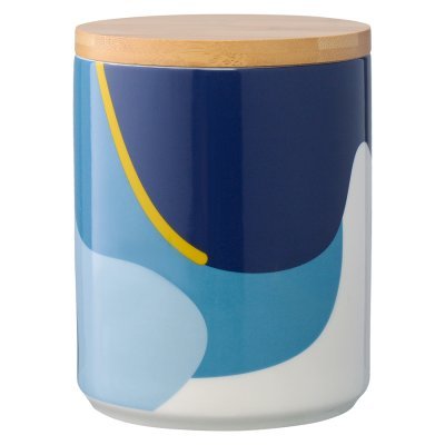 Банка для хранения синего ц...