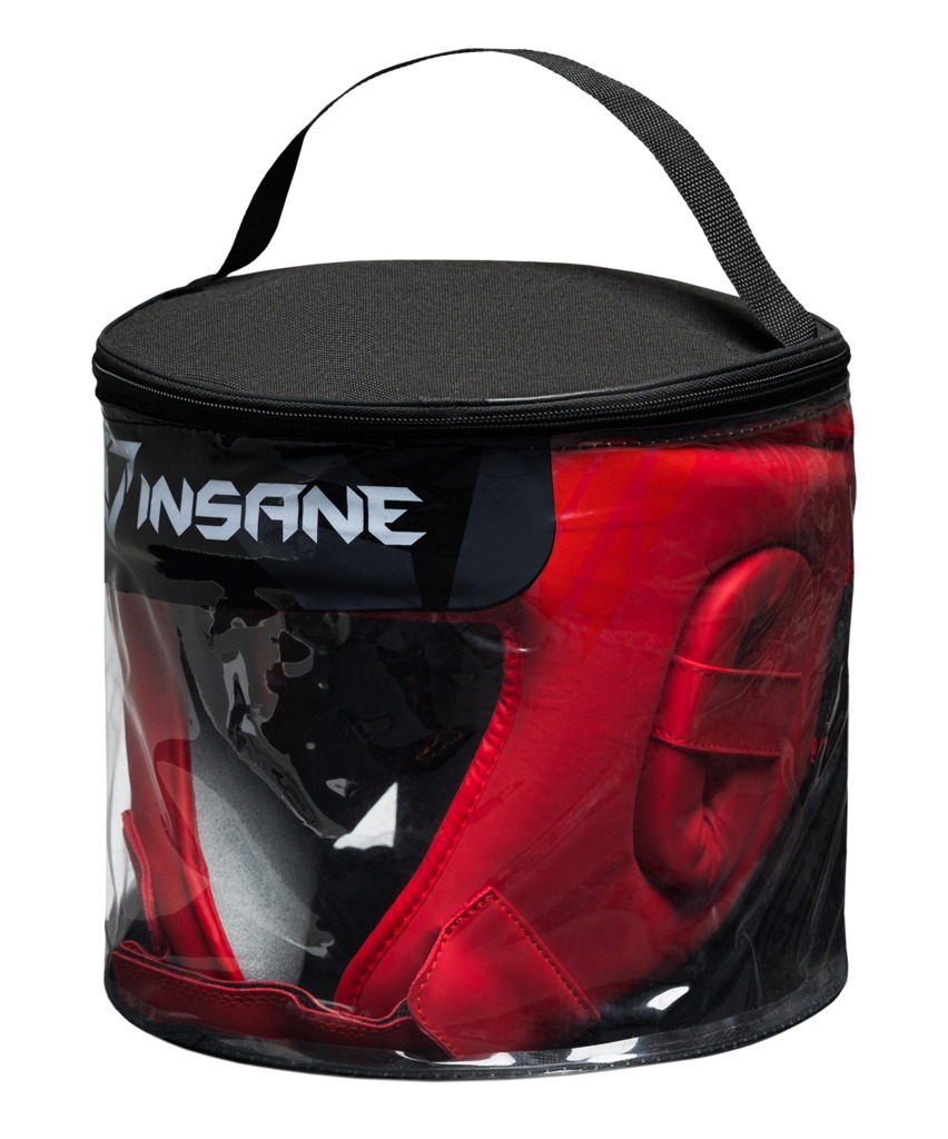 Фото Шлем открытый INSANE ORO, ПУ, красный (2108619) - интернет-магазин МегаТерем в Москве