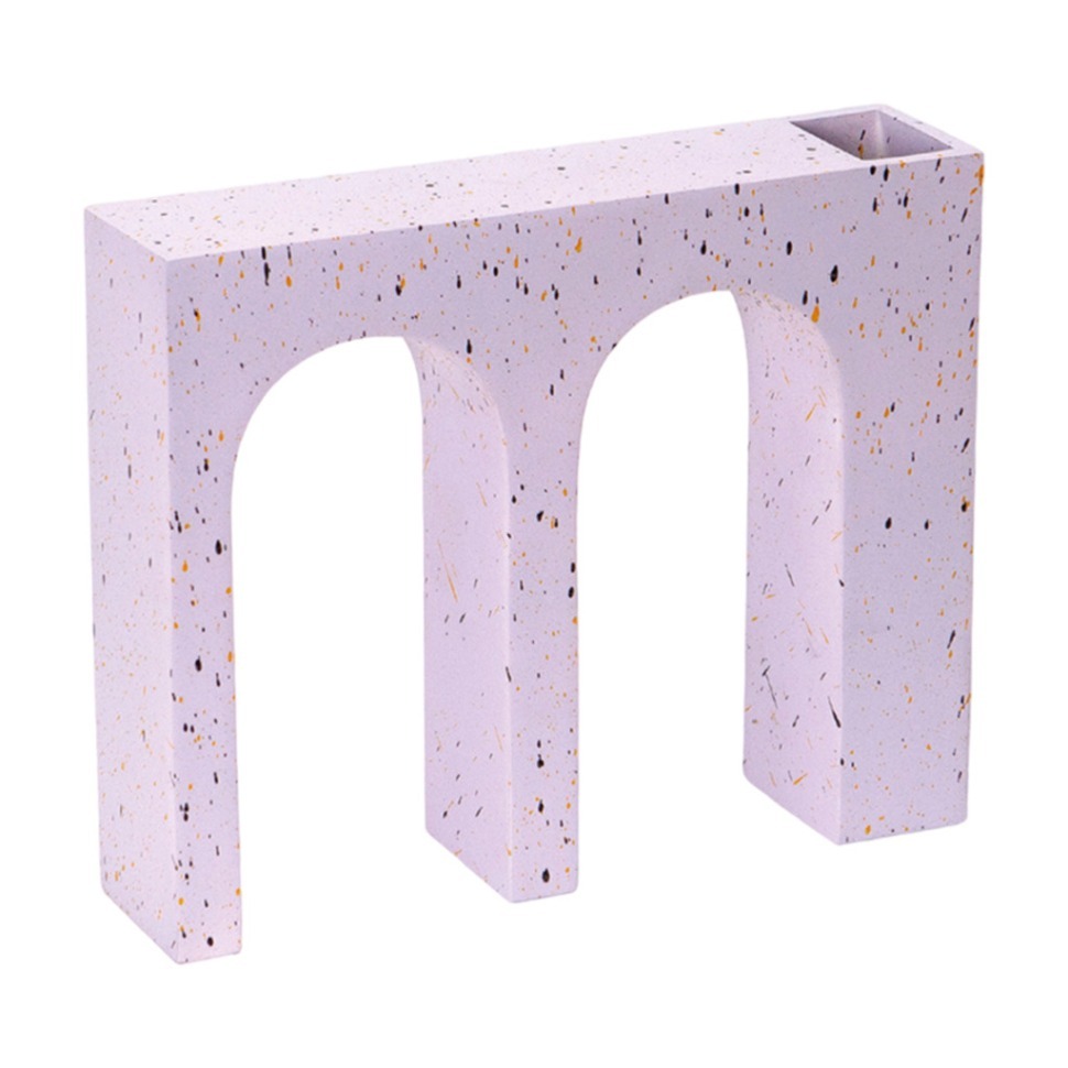 Фото Ваза для цветов двойная acquedotto, 22 см, лиловая (75728) - интернет-магазин МегаТерем в Москве