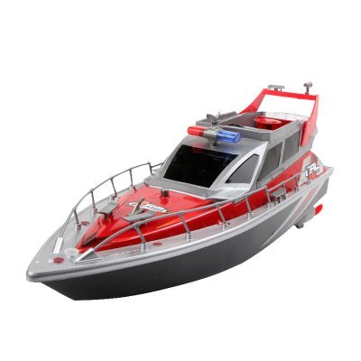 Радиоуправляемый полицейский катер 1:20 2.4G (HT-2875B-RED)