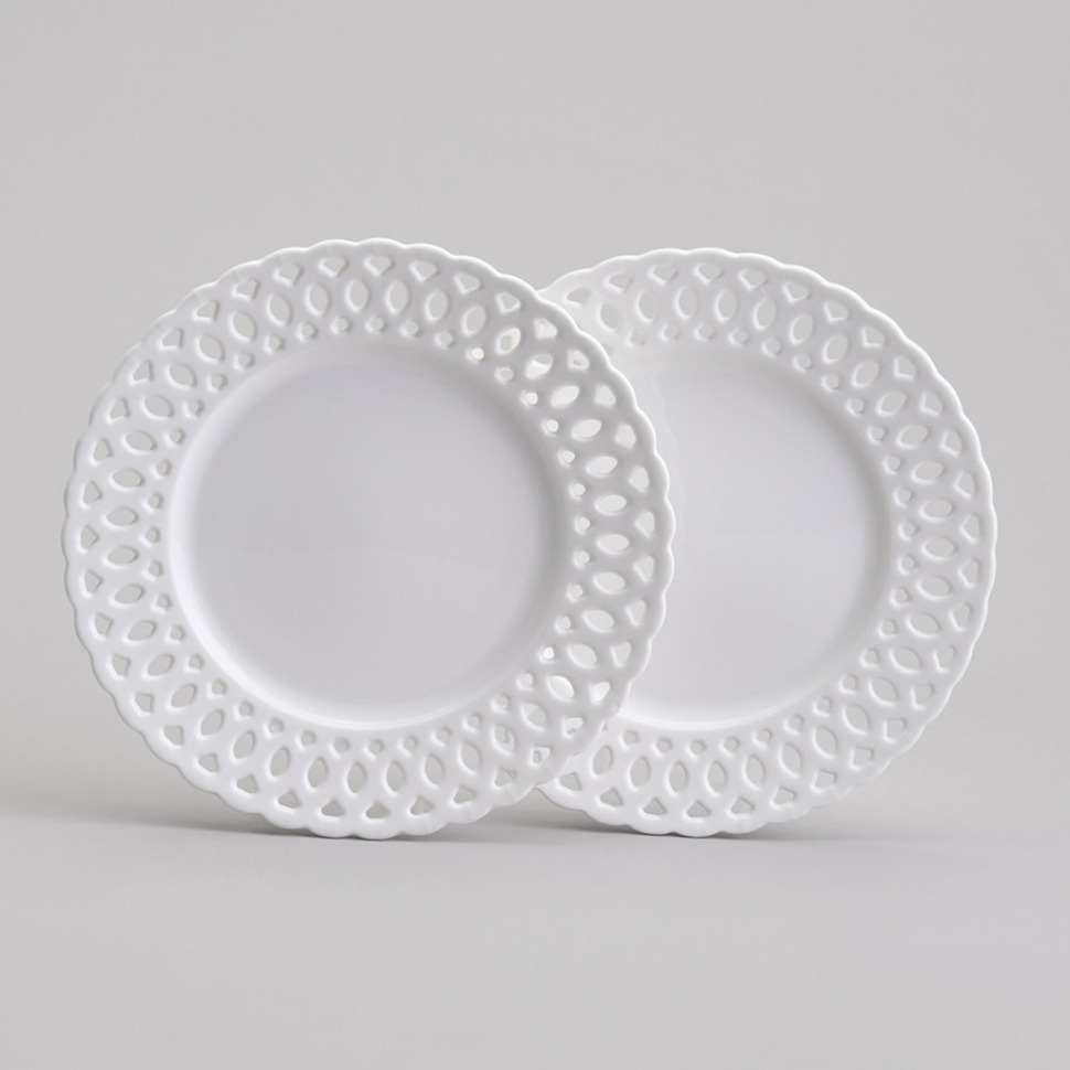 Фото Набор тарелок закусочных lefard style 2 шт. 20*2,5 см (441-035)  - интернет-магазин МегаТерем в Москве