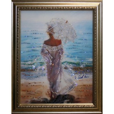 Картина Влюбленная в море с...