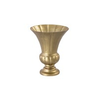 Ваза 12896-56, 45, металл, Antique gold, ROOMERS FURNITURE