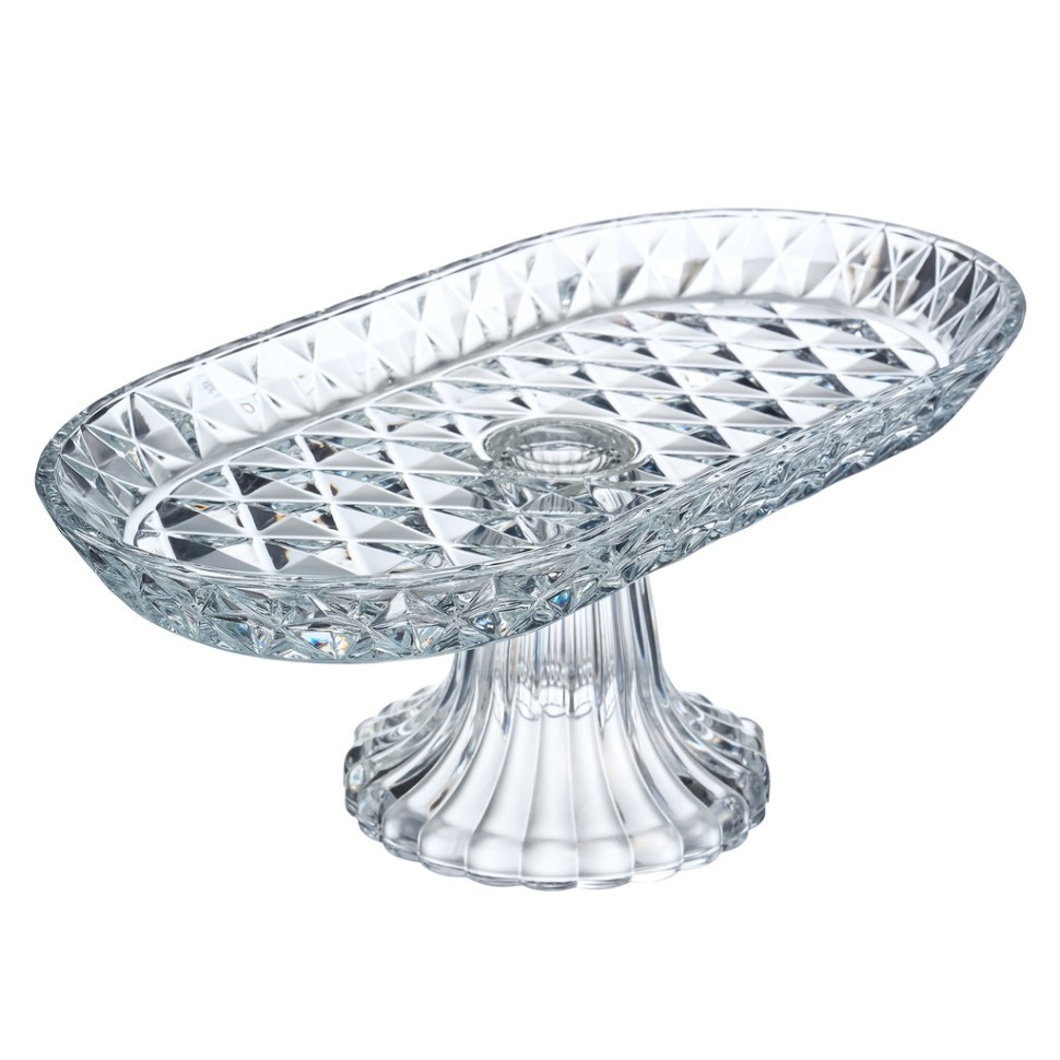 Фото Блюдо на ножке овальное 28*14*12 см Lefard (675-128) - интернет-магазин МегаТерем в Москве