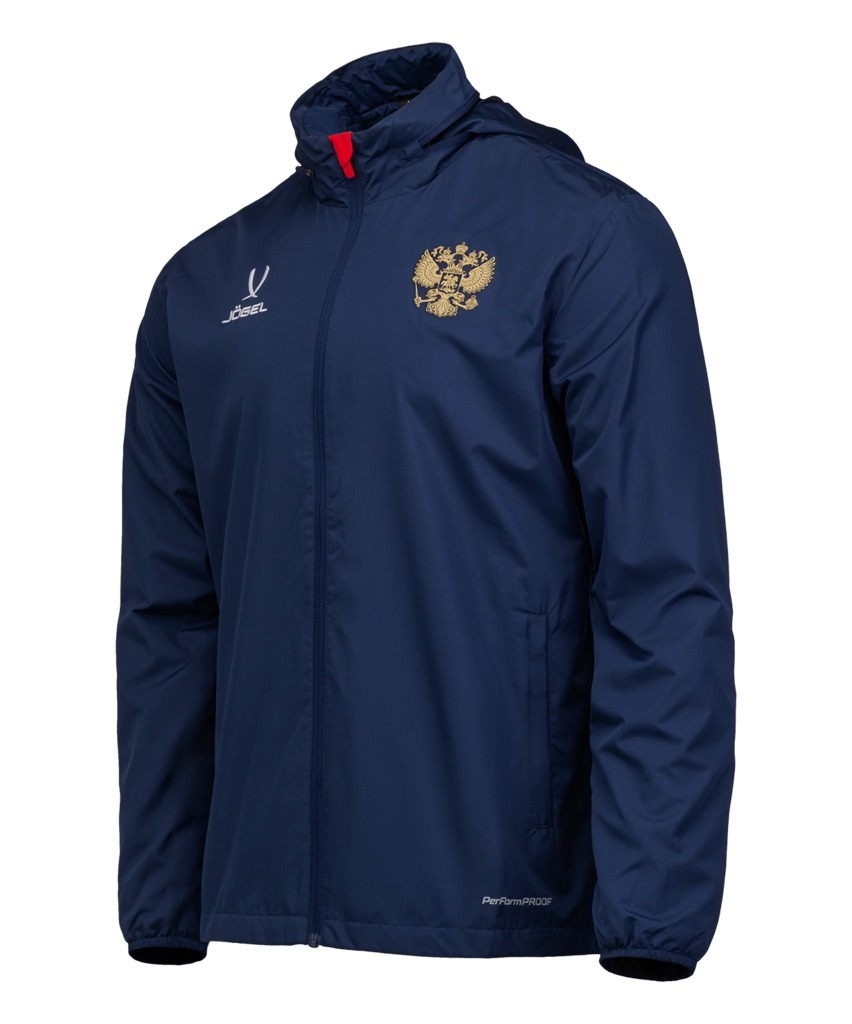 Фото Куртка ветрозащитная JOGEL NATIONAL PerFormPROOF Rain Jacket, темно-синий (2110461) - интернет-магазин МегаТерем в Москве