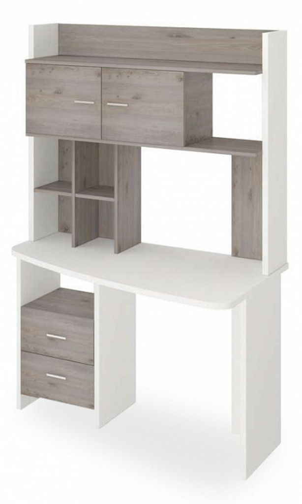 Фото Стол компьютерный Нельсон Lite СКЛ-Крл120+НКЛХ-120 БЕН ПРАВ MER_SKL-Krl120-NKLH-120_BEN_PRAV - интернет-магазин МегаТерем в Москве