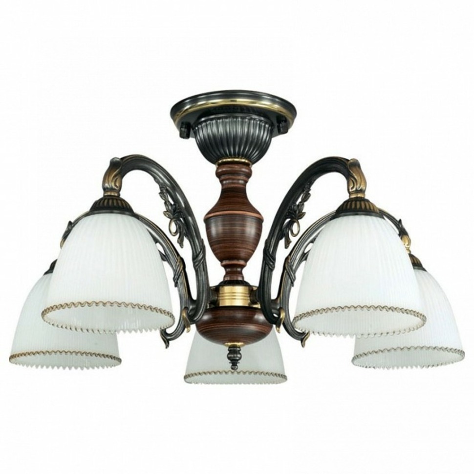 Фото Люстра на штанге Reccagni Angelo 3800 PL 3800/5 RA_PL_3800_5 - интернет-магазин МегаТерем в Москве