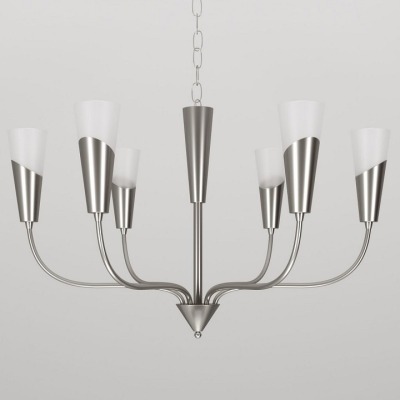 Подвесная люстра Eurosvet Rhyton 60167/6 никель EV_a068284