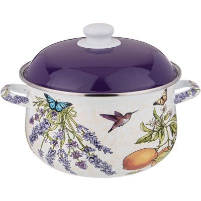 Кастрюля agness эмалированн...