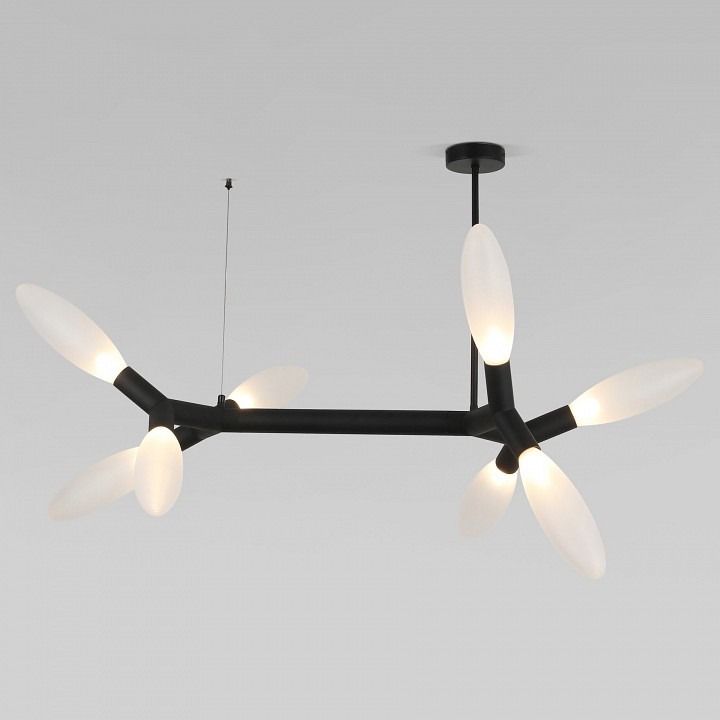 Фото Люстра на штанге Eurosvet Covalent 30180 черный EV_a069156 - интернет-магазин МегаТерем в Москве