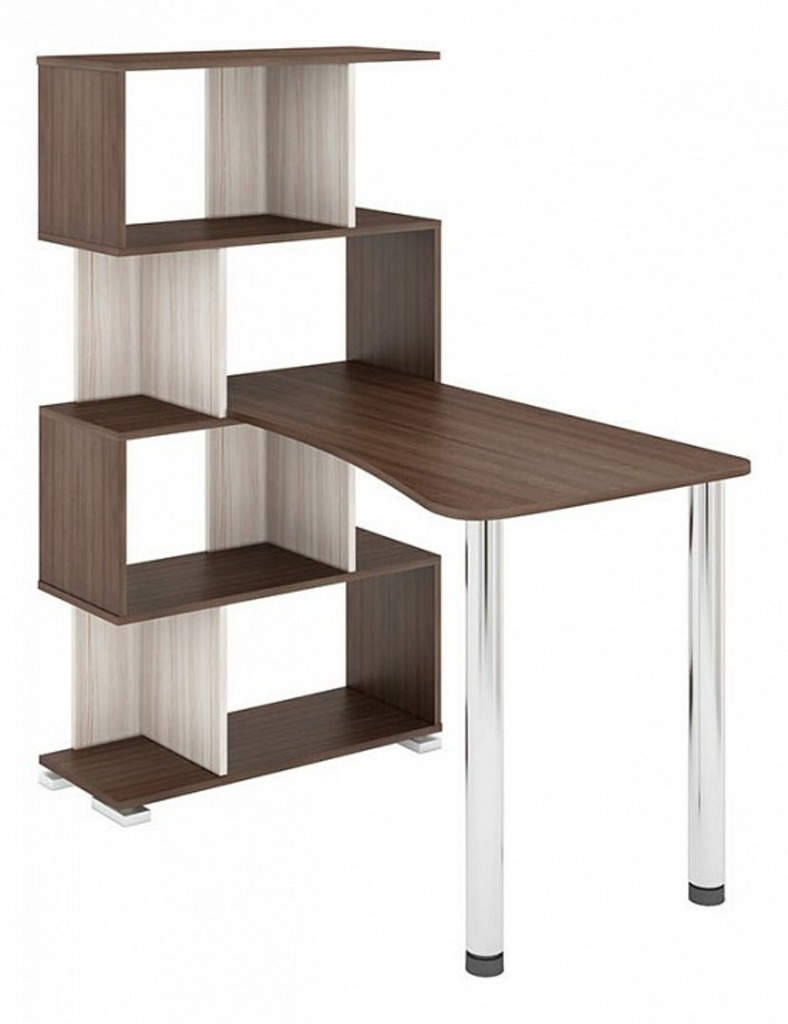 Фото Стол компьютерный Домино СЛ-5-4СТ-2 MER_SL-5-4ST-2_SHKSH - интернет-магазин МегаТерем в Москве