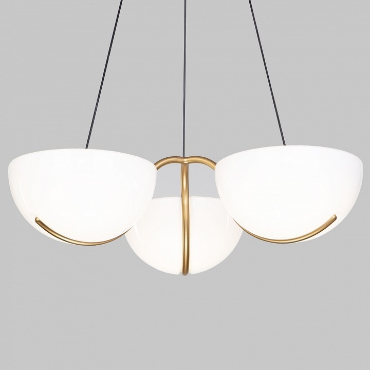 Фото Подвесная люстра Eurosvet Emisfero 50083/3 LED золото EV_a069300 - интернет-магазин МегаТерем в Москве