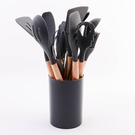 Фото Набор кухонных принадлежностей на подставке (24-01-TM) - интернет-магазин МегаТерем в Москве