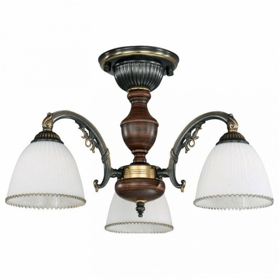 Фото Люстра на штанге Reccagni Angelo 3800 PL 3800/3 RA_PL_3800_3 - интернет-магазин МегаТерем в Москве