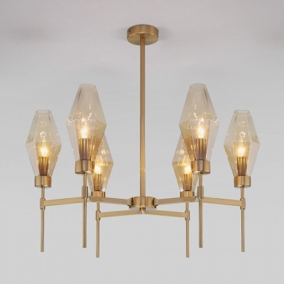 Люстра на штанге Eurosvet Prism 60143/6 латунь EV_a061936