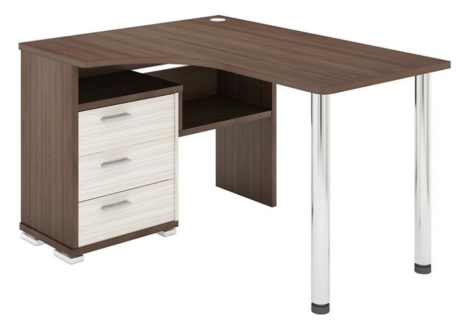 Фото Стол письменный Домино СР-132С-130 MER_SR-132S_SHK-LEV - интернет-магазин МегаТерем в Москве