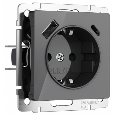 Розетка с заземлением и со ...