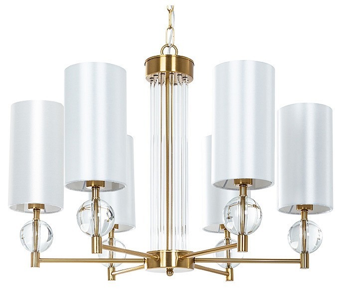 Фото Подвесная люстра Arte Lamp Matar A4027LM-6PB AR_A4027LM-6PB - интернет-магазин МегаТерем в Москве