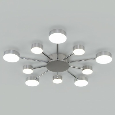 Потолочная люстра Eurosvet Nitrino 90242/10 хром EV_a053444