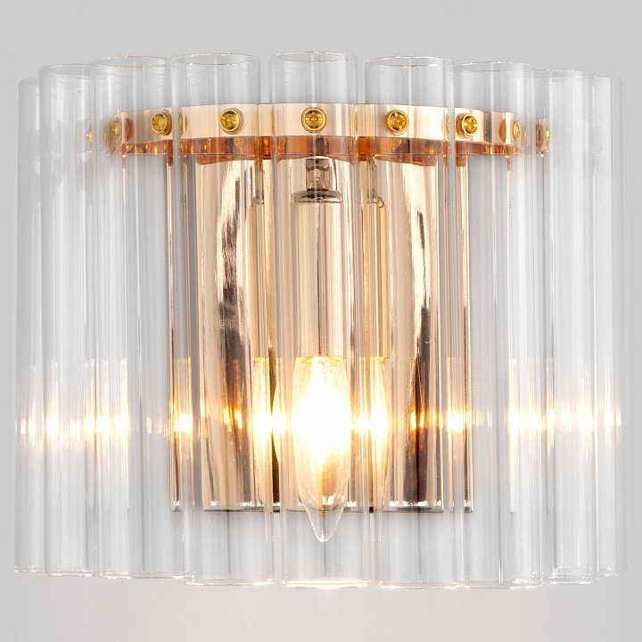 Фото Накладной светильник Bogate's Flamel 373/1 золото EV_a060887 - интернет-магазин МегаТерем в Москве