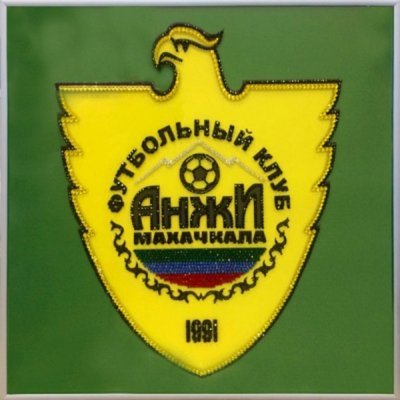 Картина Анжи с кристаллами ...