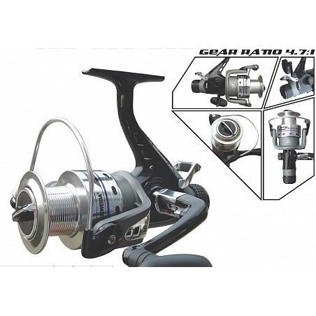 Фото Катушка безынерционная Siweida Black Carp 400 3+1ВВ байтраннер + запасная шпуля 1574014 (9144) - интернет-магазин МегаТерем в Москве