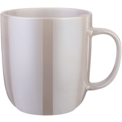 Кружка bronco "gloss" 400 мл серебристая (407-138) 