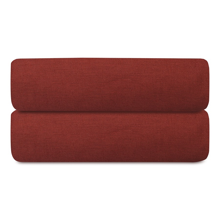 Фото Простыня на резинке изо льна и хлопка цвета копченой паприки из коллекции essential, 160х200х30 см (77185) - интернет-магазин МегаТерем в Москве
