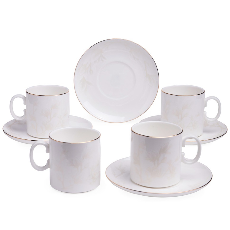 Фото Кофейный набор lefard медиссон на 4 пер. 8 пр. 210 мл (440-308)  - интернет-магазин МегаТерем в Москве