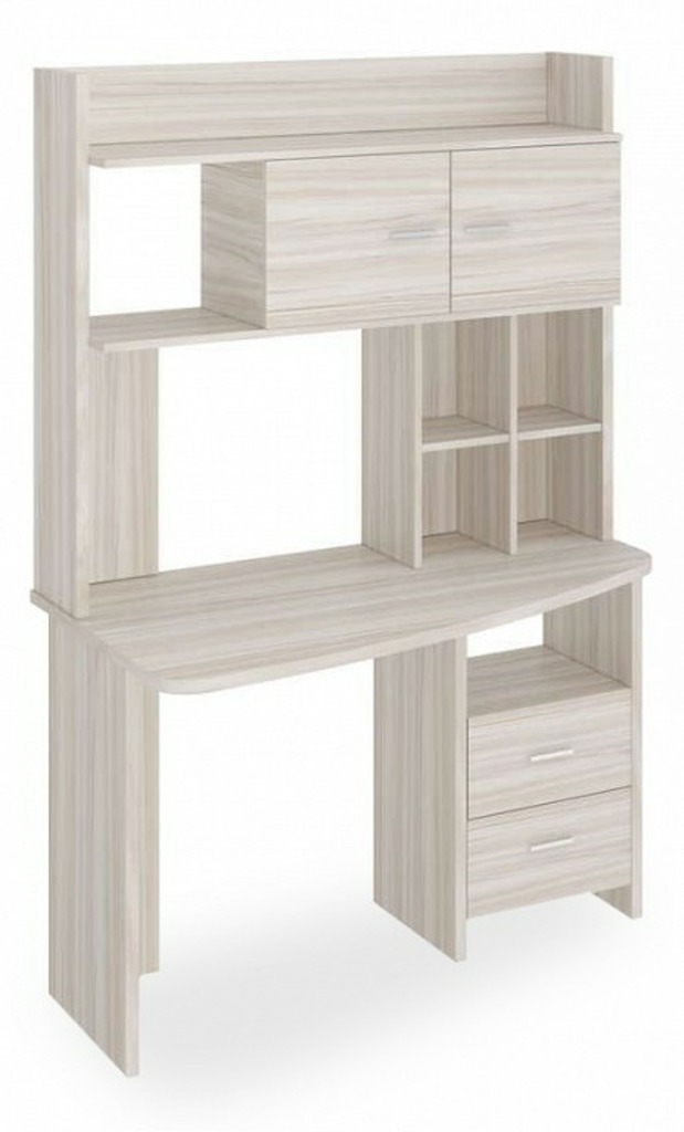 Фото Стол компьютерный Домино Lite СКЛ-Крл120+НКЛХ-120 К ЛЕВ MER_SKL-Krl120-NKLH-120_K_LEV - интернет-магазин МегаТерем в Москве