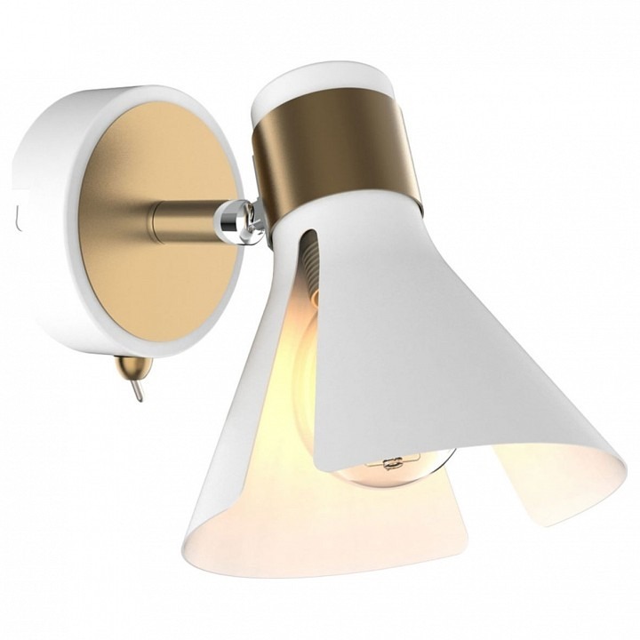 Фото Бра Imex MD.8312 MD.8312-1-W-WH+AB IMX_MD.8312-1-W-WH_AB - интернет-магазин МегаТерем в Москве