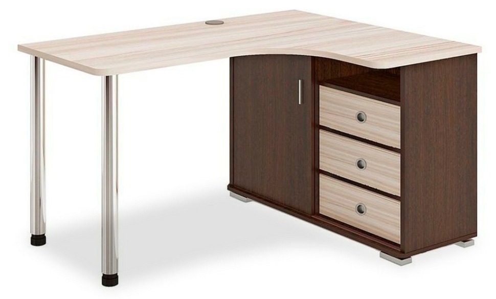 Фото Стол письменный Домино СР-145СМ MER_SR-145SM_VKK-PRAV - интернет-магазин МегаТерем в Москве