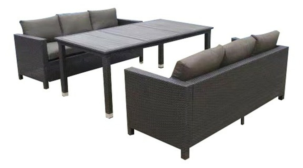 Фото Набор уличный T347/S65A-W53 Brown AFN_T347-S65A-W53_Brown - интернет-магазин МегаТерем в Москве