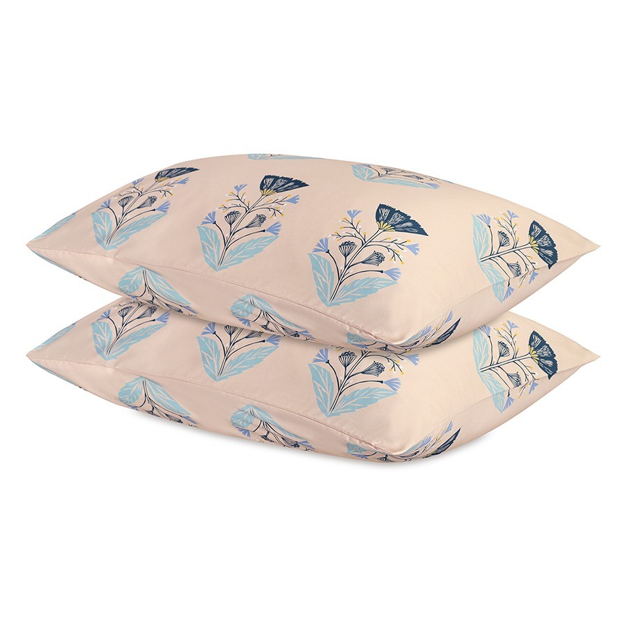 Фото Набор наволочек Летний цветок из премиального сатина из коллекции russian north, 50х70 см (78462) - интернет-магазин МегаТерем в Москве