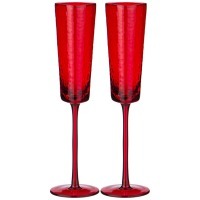 Набор бокалов для шампанского из 2-х штук "rocky red" 180мл Lefard (887-422)