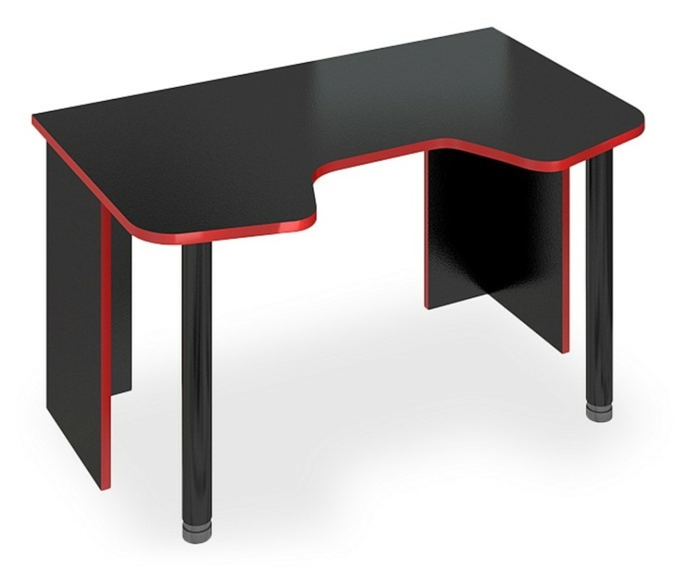 Фото Стол компьютерный Домино Lite СКЛ-Игр140 MER_SKL-Igr140-CH - интернет-магазин МегаТерем в Москве