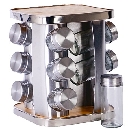 Фото Набор для специй на подставке 12 баночек MAYER BOCH (40577) - интернет-магазин МегаТерем в Москве
